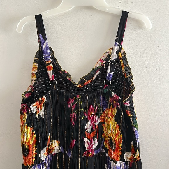 Me 2 Magic, Woman Size XL Black Multicolor Maxi Dress - Picture 6 of 10